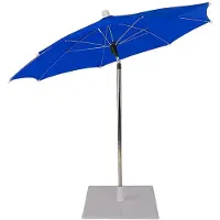 Spies Online Parasol de table compact - ø 60 x 56 cm - Mini parasol - Parasol de table pour l'extérieur - Parasol de table moderne - Bleu