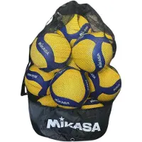 MIKASA Mbal Sac de volley-ball noir noir One Size