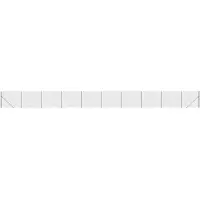 vidaXL Clôture grillagée avec bride au sol Anthracite 2,2x25 m