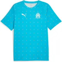 Puma Olympique Marseille 25/26 Pre Match Short Sleeve T-shirt Bleu S Homme