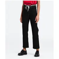 Levi's Jean 'Ribcage Straight Ankle' noir denim