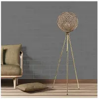 Opviq , Pied - Noir, Lampadaires, Noir, Métal, 35 x 35 x 138 cm
