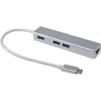 Equip 133481 station d'accueil USB 3.2 Gen 1 (3.1 Gen 1) Type-C Argent
