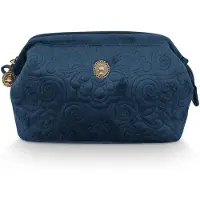 Pip studio Trousse de Toilette Pip Studio Velvet Quiltey Days Cosmetic Purse Small Blue