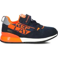 Replay Shoot JR 11 Klittenband Laag - Blauw - Maat 29