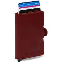 The Chesterfield Brand Cuir étui pour carte de crédit Baldwin Cardholder Red rouge foncé