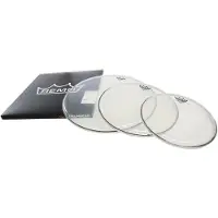 Remo Ambassador Clear 12 13 16 Tom Fell Set Pack (Batterie), Peau de batterie, Transparent