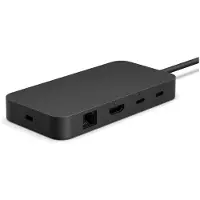 Microsoft Socle Surface USB4, câble, USB4, 1000 Mbit/s, noir, 60 Hz, Kensington