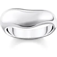 Thomas Sabo Bague 'Ring Organisch geformt Silber' argent