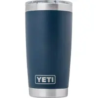 Yeti Rambler Tumbler Cup 20oz Mag Slider Lid, Navy Blue, gobelet isotherme avec couvercle, 591 ml