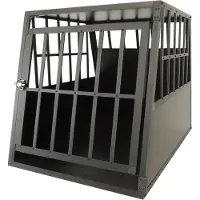 Trekker Caisse pour chien M 65x90x69.5cm, noir