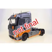 Solido 1:24 MB Actros argent