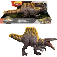 Mattel Jurassic World -Figurine articulée Spinosaurus-2 mouvements d'attaque