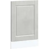 vidaXL Panneau de cache-lave-vaisselle Porto, gris béton, 45 x 1,5 x 57 cm, aggloméré