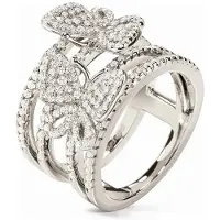 Folli Follie 3r17s086c-52 Ring Argenté 52 Femme