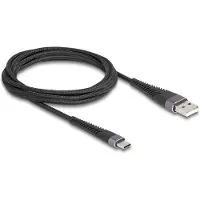 DeLOCK Câble Delock USB 2.0 USB Type-A mâle vers USB Type-C mâle avec r