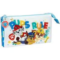 Safta The Paw Patrol Dreifach-Federmäppchen Pups rule Bleu