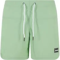Urban Classics Shorts de bain vert / noir / blanc