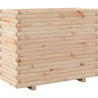 vidaXL Jardinière 90x40x72,5 cm bois de pin massif