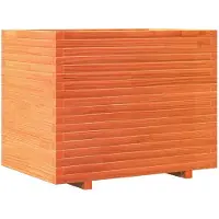 vidaXL Jardinière cire marron 90x60x72,5 cm bois de pin massif