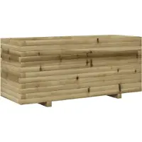 vidaXL Jardinière 110x40x49,5 cm bois de pin imprégné