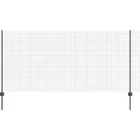 vidaXL Clôture en fil de fer soudé avec poteaux 10 x 1,2 m (L x H)