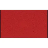 vidaXL Tapis d'entrée Autre Rouge et Noir 90 x 150 cm