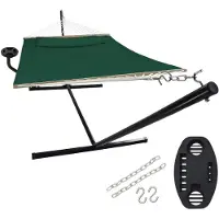 Vita5 Hamac Avec Support Et Table - Hamac D'exterieur Pour Le Jardin, La Piscine Et Le Balcon - Hamac Spacieux Pour 2 Personnes - Do