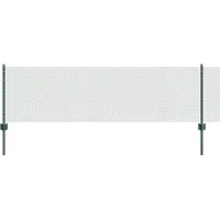 vidaXL Clôture hexagonale avec poteaux, 100 x 0,6 m, acier revêtu de PVC
