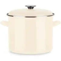 Baumalu Catering - - Pour tous feux y compris induction - émail 26 x 20 cm - Couleur ivoire