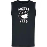 Sesame Street Débardeur de - Cookie Monster - Hustle Hard - S - 3XL - pour Homme - noir - Taille XL