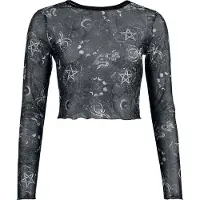 Jawbreaker T-shirt manches longues Gothic de - Deck de Tarot - Haut Manches Longues - XS - XXL - pour Femme - noir/blanc - Taille M