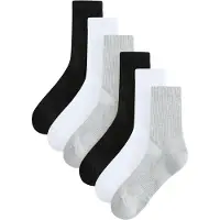 Next Chaussettes de sport 'Essential' gris / noir / blanc