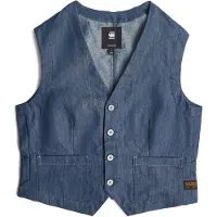 G-Star Gilet de costume bleu denim
