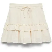 Vero Moda Jupe 'VMMie' blanc cassé