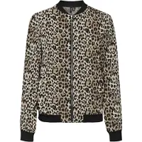 Vero moda Veste mi-saison beige / marron / noir