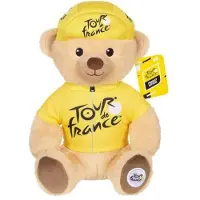 GIPSY TOYS Peluche - - Tour de France - Ours en maillot jaune 24 cm