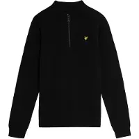 Lyle & Scott Blouse av. Fermeture éclair - Tricoté - Jet Black - - 10-11 ans (140-146) - Blouse