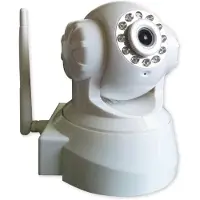 Eurowebbiz Caméra de surveillance 24h/24, Wifi et télécommandable
