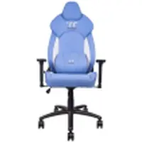 Thermaltake GGC-VCO-LWLWDS-01 Chaise de jeu Chaise de jeu rembourrée Bleu, Blanc