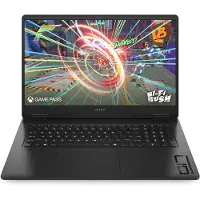 HP OMEN 17" PC portable gaming - 17-db1004nb - Shadow Black - RTX 5060 - Clavier Azerty avec éclairage RGB
