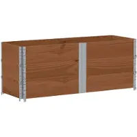 vidaXL Jardinière marron 150x50 cm bois massif de pin