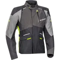 Ixon Balder Noir Gris Bright Jaune Blouson Moto Textile Taille 3XL