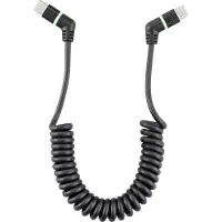 Renkforce USB-Ladekabel USB 2.0 USB-C 0.13 m Schwarz Steckkontakte 360° drehbar (1.50 m, USB 2.0, 60 W)