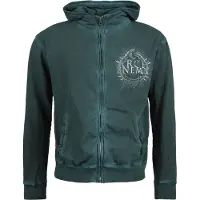 Arch Enemy Sweat-shirt zippé à capuche de - Will To Power - S - XXL - pour Homme - vert foncé - Taille XXL