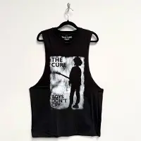 The Cure Unisexe, T-shirt, Boys Don't Cry B&W (Black) Vest, Blanc, Noir, (L)