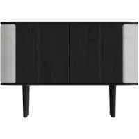 UMAGE Treasures Armoire à 2 Portes Black Oak | Sterling