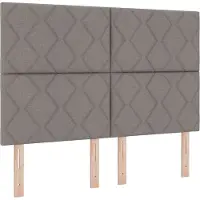 vidaXL Tête de lit taupe 160 cm en tissu