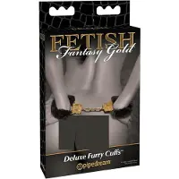 Fetish Fantasy Gold - menottes peluche - noir