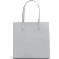 Ted Baker sac à épaule Soocon Crosshatch Icon Bag Lt - Grey gris clair